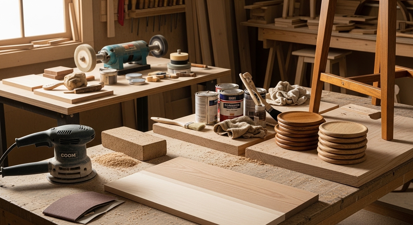 Finish Carpentry Sanding, Finishing & Polishing